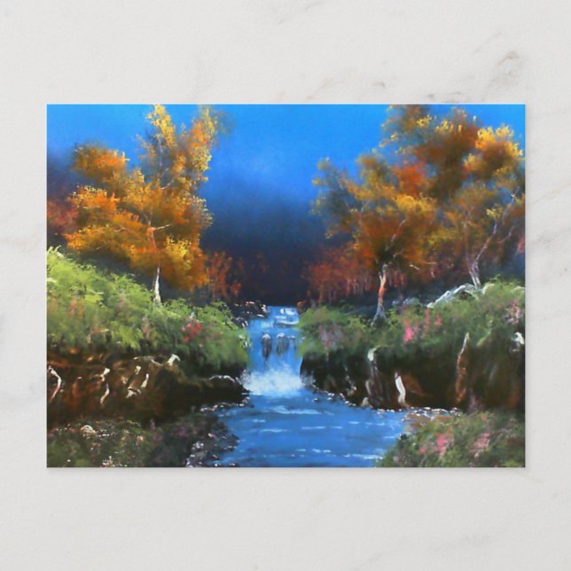 Abend Brook Postkarte (Vorderseite)