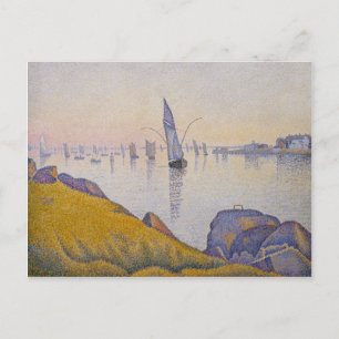 Abend Calm, Concarneau, Opus 220 - Paul Signac Postkarte