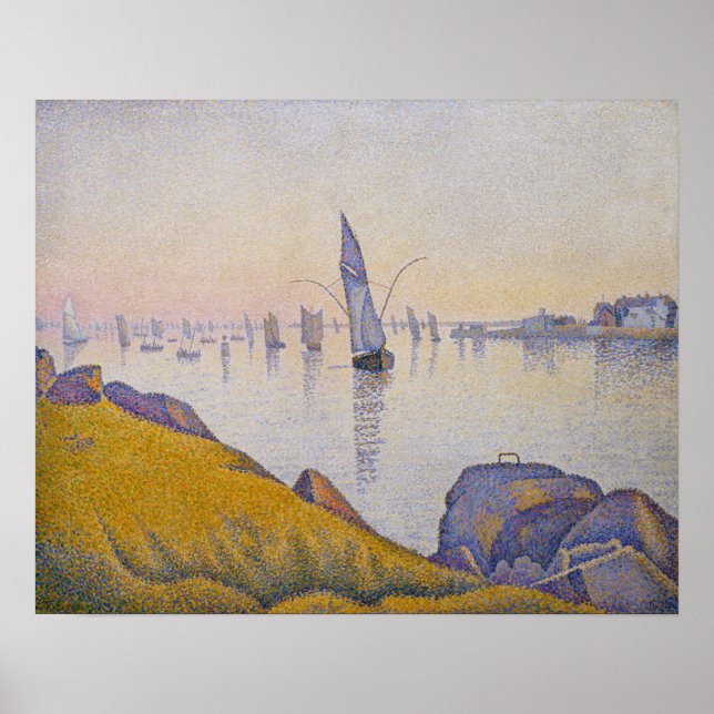 Abend Calm, Concarneau Poster (Vorne)