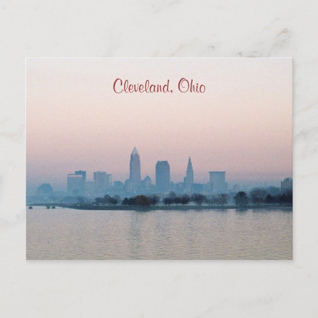 Abend Cleveland Postcard Postkarte (Vorderseite)