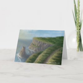 "Abend Cliffs" von Kaiya Wells - leere Karte