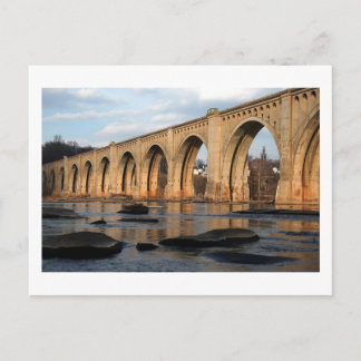 Abend Crossing Postkarte