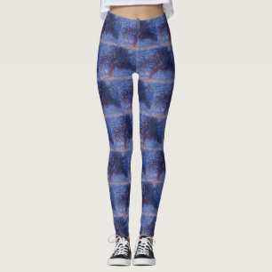 Abend: Der rote Baum (1910) von Piet Mondrian Leggings