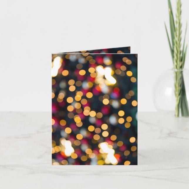 Abend Feiertagskarte (Vorderseite)