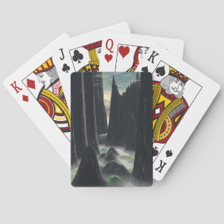 Abend Fog Spielkarten