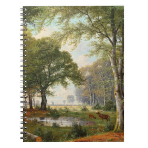 Abend Forest Landschaft Notizblock