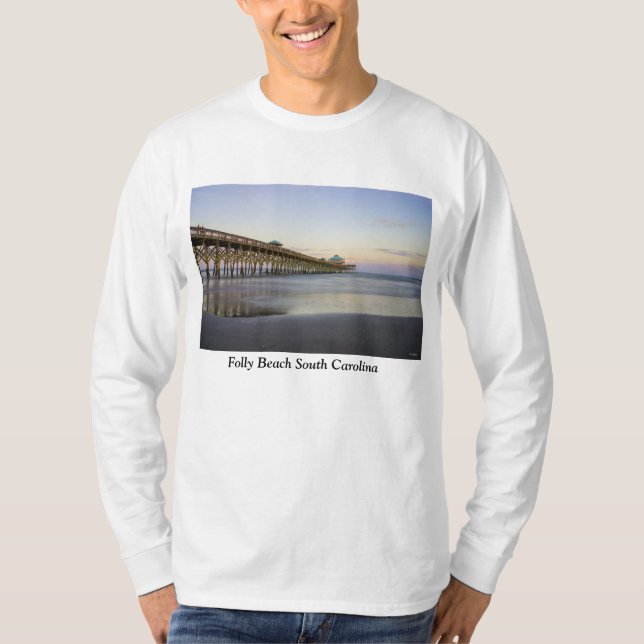 Abend Frieden am Strand T-Shirt (Vorderseite)