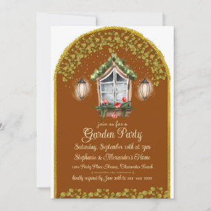 Abend Garden Party Einladung