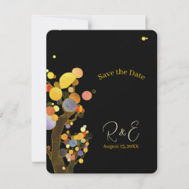 Abend Garden Trees Wedding Save The Date
