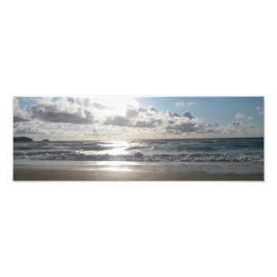 Abend heller Fistral Strand Newquay Cornwall Fotodruck