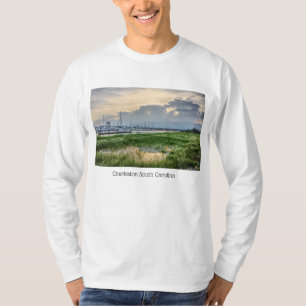 Abend im Hafen von Charleston T-Shirt