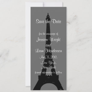 Abend in Paris - Termin vormerken Save The Date