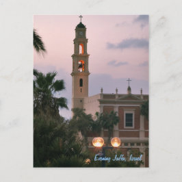Abend Jaffa, Israel Postkarte