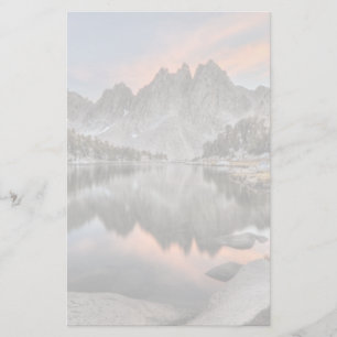 Abend Kearsarge Pinnacles-Reflexionen Briefpapier