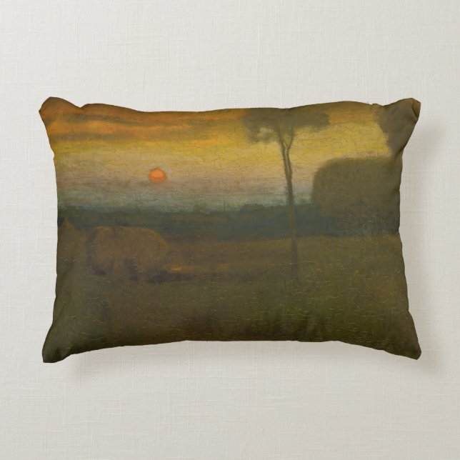 Abend Landscape by George Inness (1889) Dekokissen (Vorderseite)