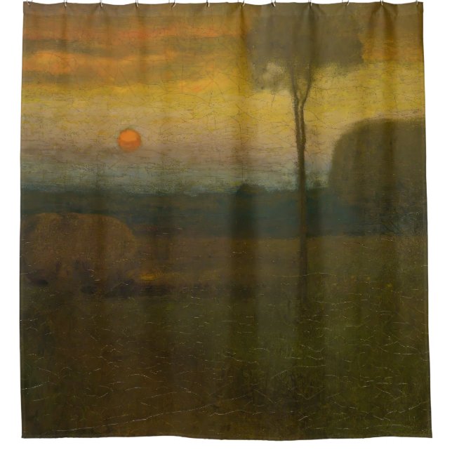 Abend Landscape by George Inness (1889) Duschvorhang (Vorderseite)