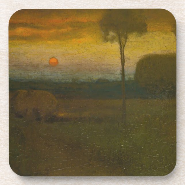Abend Landscape by George Inness (1889) Getränkeuntersetzer (Vorderseite)