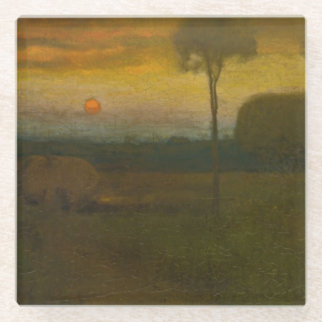 Abend Landscape by George Inness (1889) Glasuntersetzer (Vorderseite)