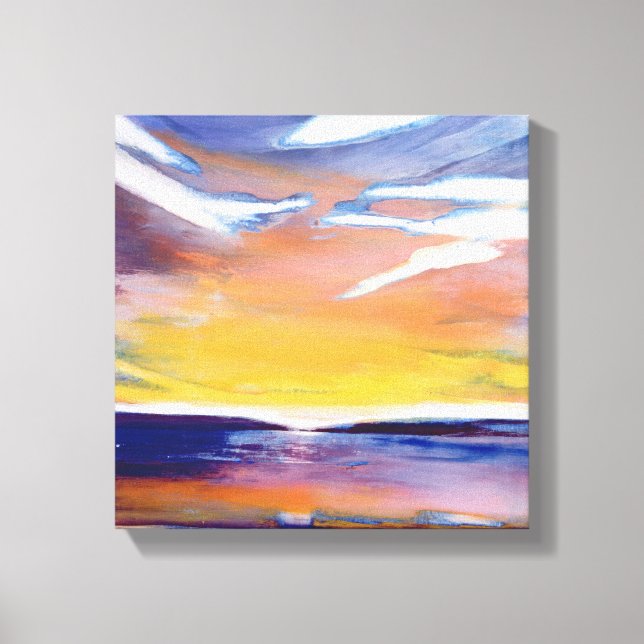 Abend Leinwanddruck (Vorderseite)