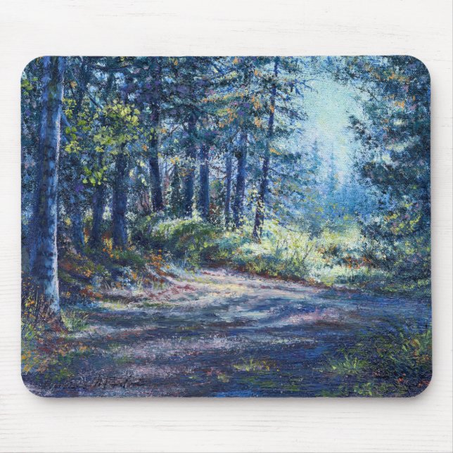 "Abend Light On the Trail" Mousepad (Vorne)