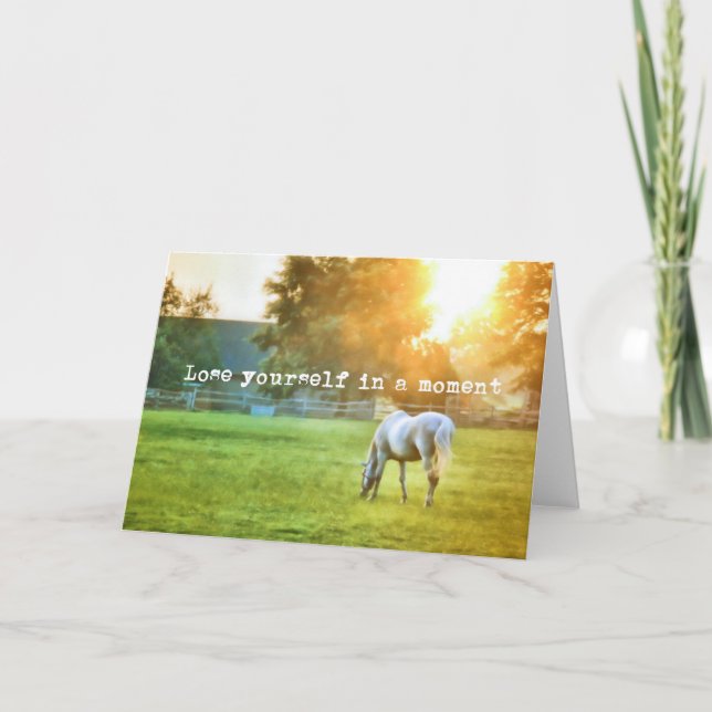 ABEND MIST Grußkarte Dankeskarte (Vorderseite)