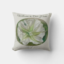 Abend Moonflower Pastell Benutzerdefinierter Text