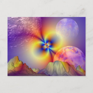 Abend Mystique1 Postkarte