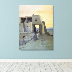 Abend, Pueblo von Walpi von Marion Kavagh Wachtel Leinwanddruck