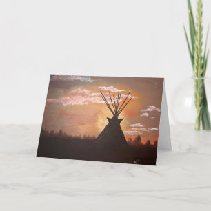 Abend Rescue Dankeskarte