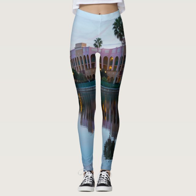 Abend Resort Reflection Leggings (Vorderseite)