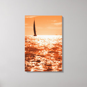 ABEND SAIL 16x24 Leinwanddruck