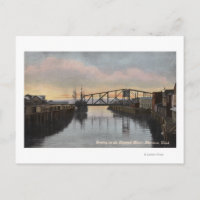 Abend Scene auf dem Wishkah River