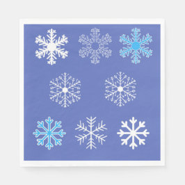 Abend Snowflakes Serviette