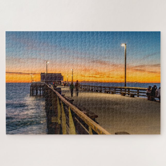 Abend Spaziergang auf Balboa Pier (Horizontal)