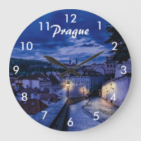 Abend Straße in Prag