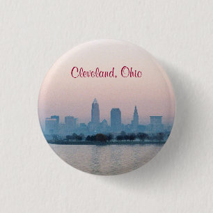 Abend Sunset Cleveland Button