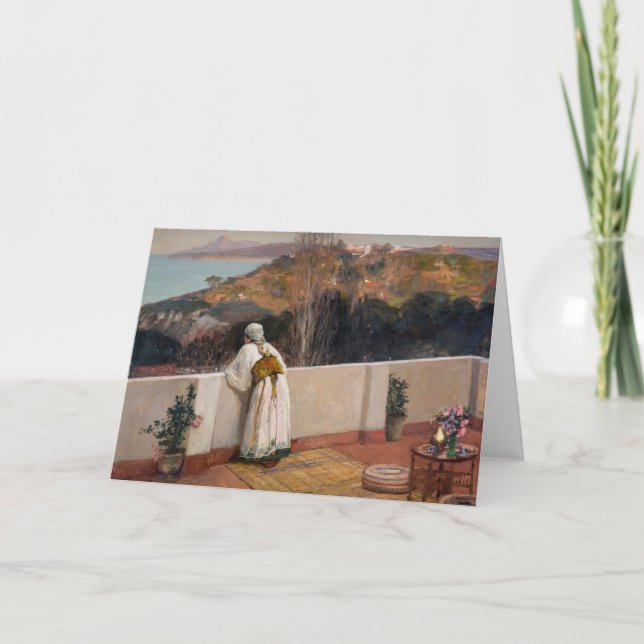 Abend, Tanger | Sir John Lavery Karte (Vorderseite)