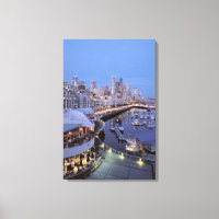 Abendessen am Hafen von Bell in Seattle, Washingto