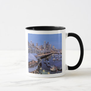 Abendessen am Hafen von Bell in Seattle, Washingto Tasse