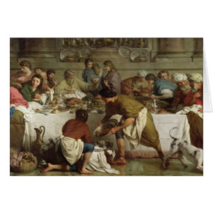 Abendessen am Haus von Simon, 1737
