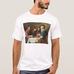 Abendessen bei Emmaus (Öl auf Leinwand) 2 T-Shirt
