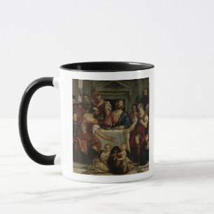 Abendessen bei Emmaus (Öl auf Leinwand) Tasse