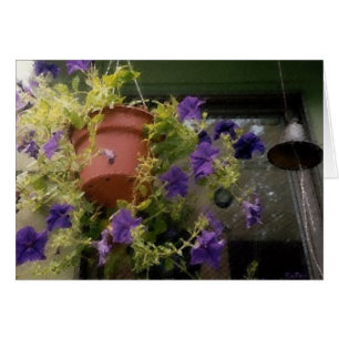 Abendessen Bell und Lila Petunias