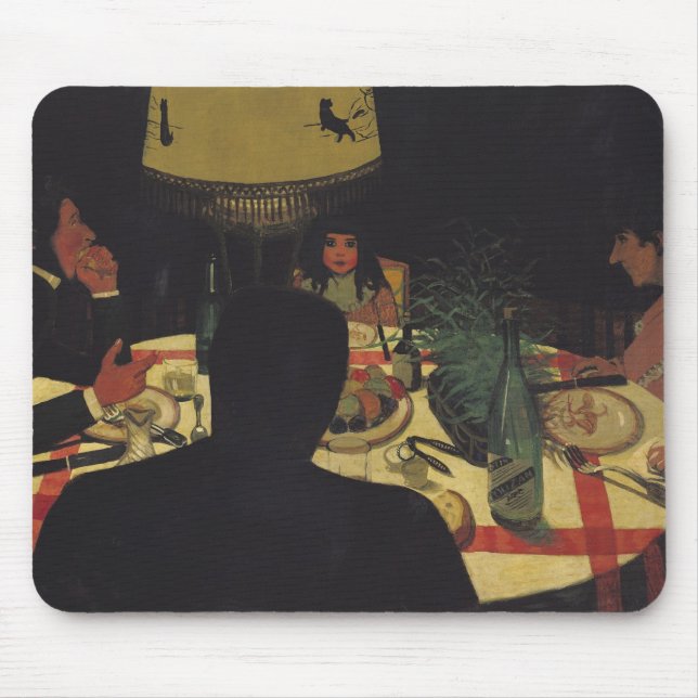 Abendessen durch Lamplight, 1899 Mousepad (Vorne)