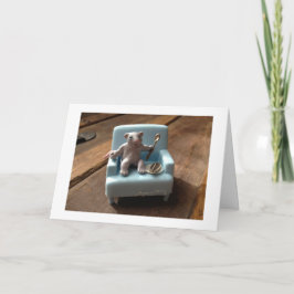 Abendessen für eine kleine Maus Karte