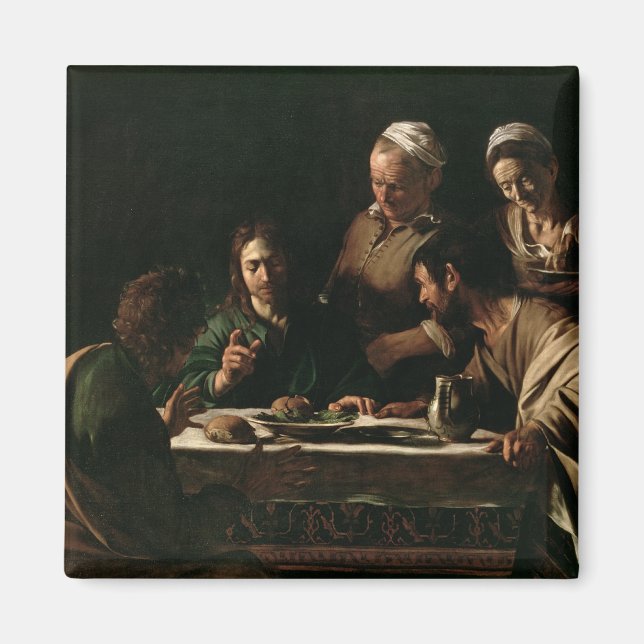 Abendessen im Emmaus, 1606 Magnet (Vorne)
