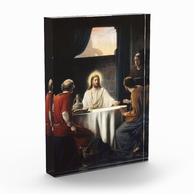 Abendessen im Emmaus Fotoblock (Links)