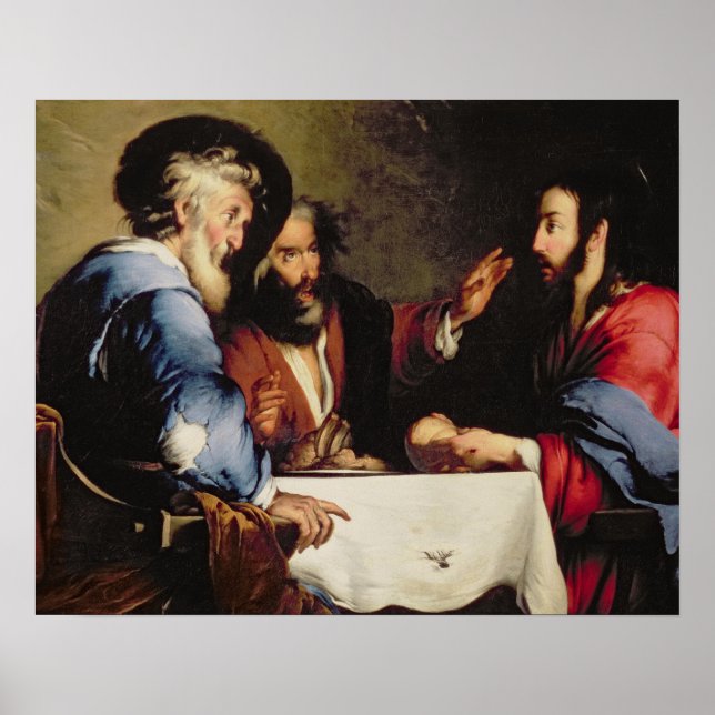 Abendessen im Emmaus Poster (Vorne)