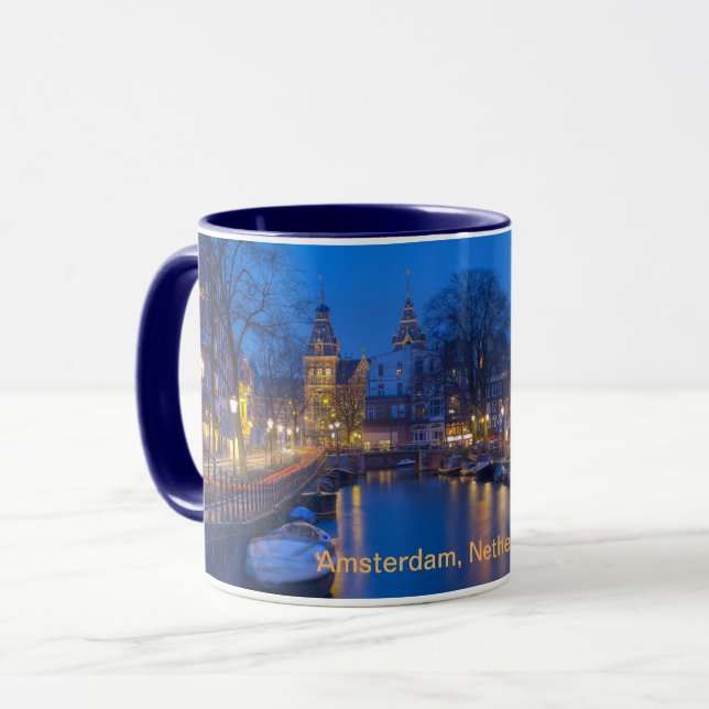 Abendessen in Amsterdam Tasse (Vorderseite Links)