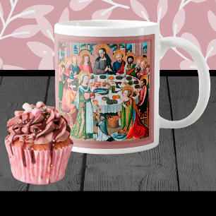 Abendessen in Bethany (M 055) Jumbo-Tasse